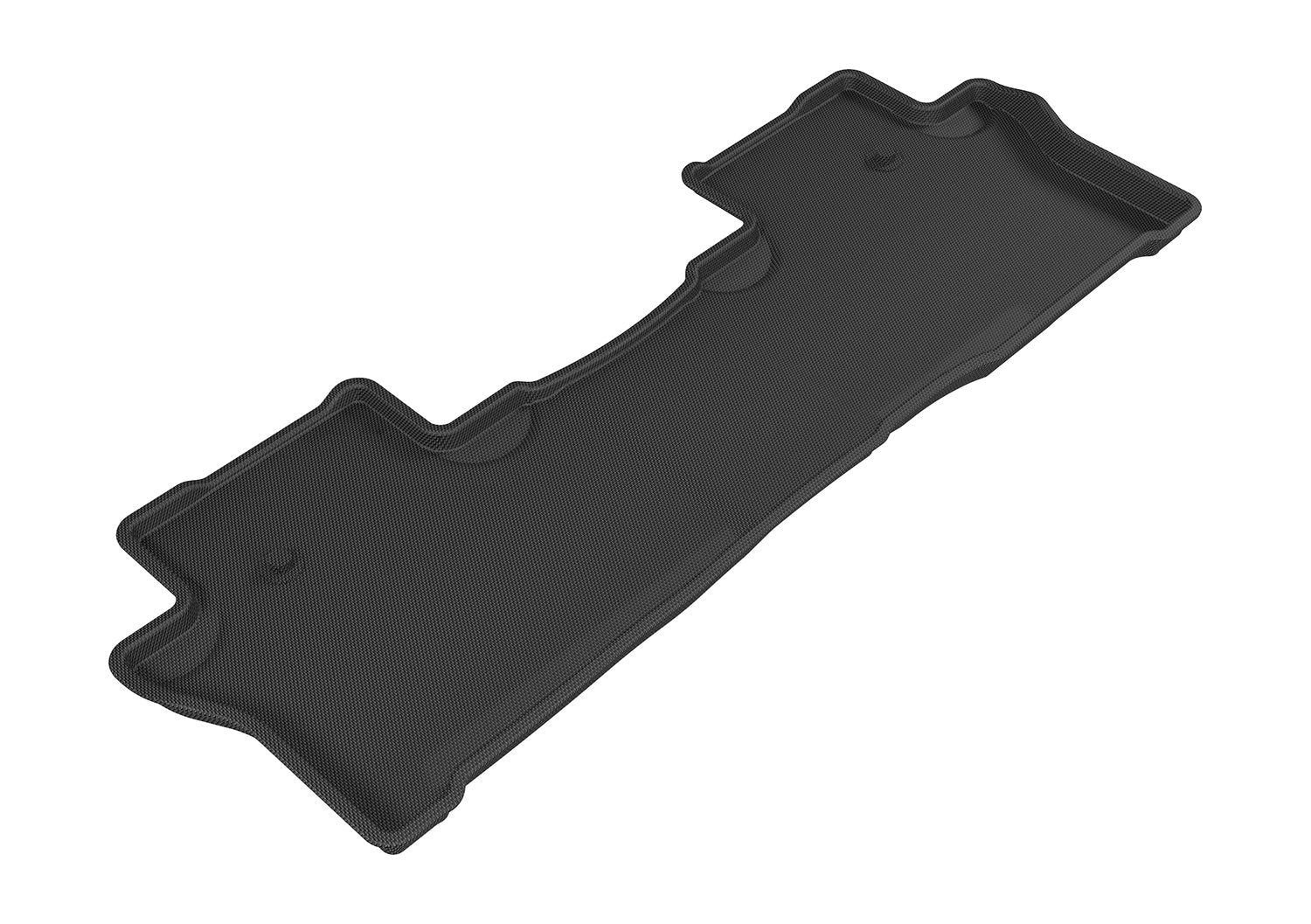 3D MAXpider Kagu Custom Fit Floor Mat (Black) Compatible with Honda Passport 2019-2025 / Pilot 2016-2022 - Second Row