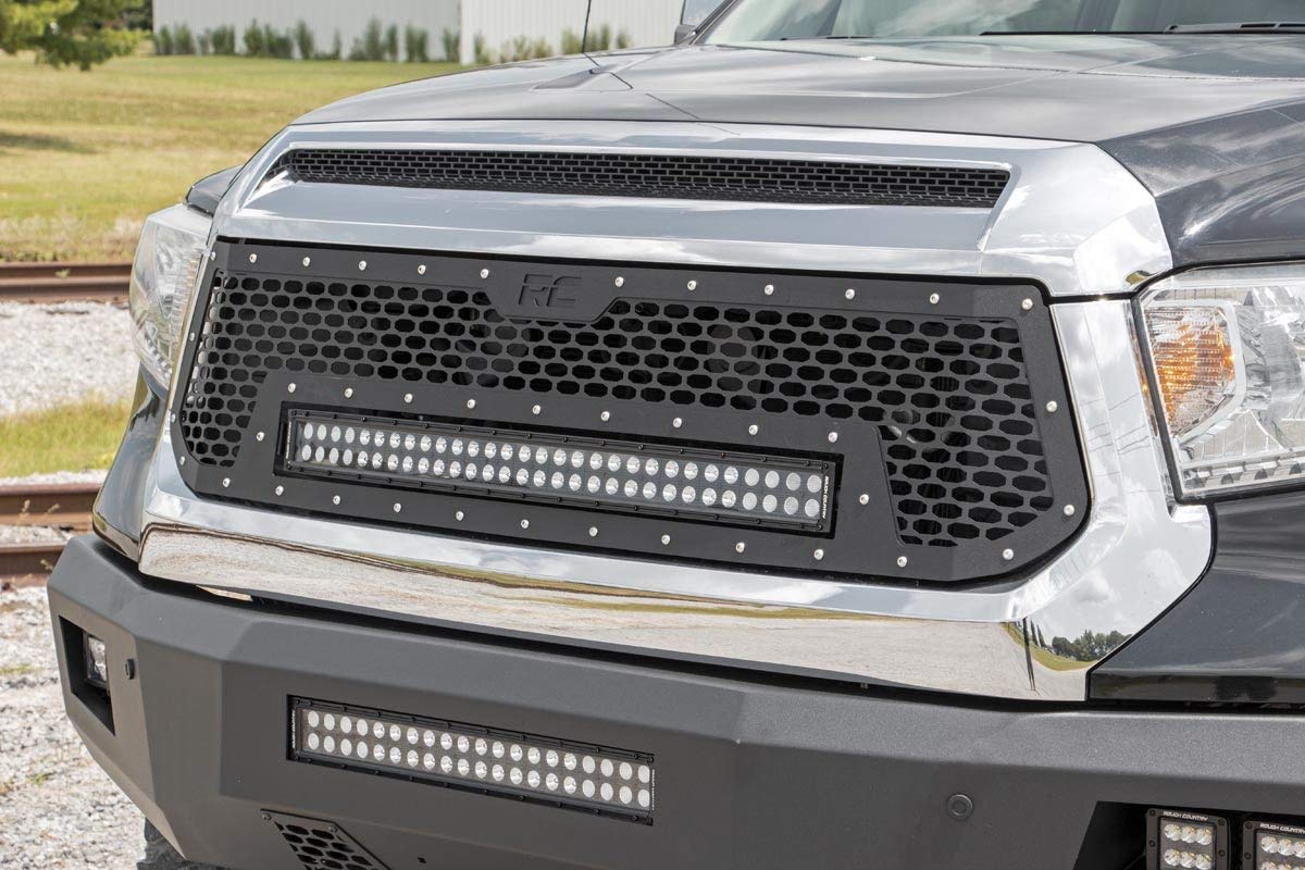 Rough Country Front Heavy Duty LED Bumper for 2014-2021 Toyota Tundra - 10777