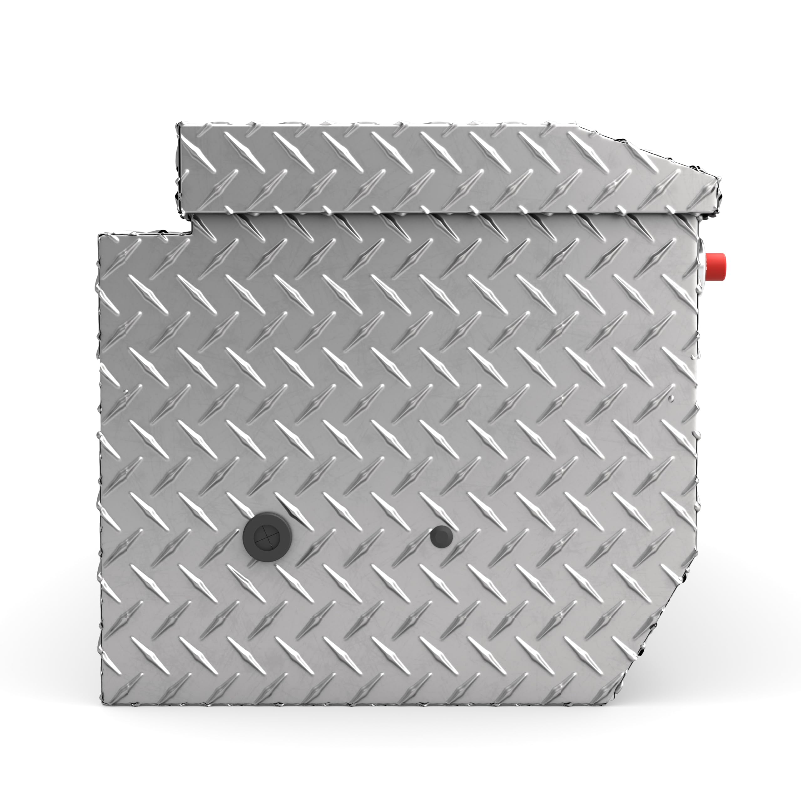 Aluminum All-Purpose Truck Tool Chest WEATHER GUARD 634-0-04, Fits Full Size Trucks, 10.0 cu ft Storage Capacity (Clear)