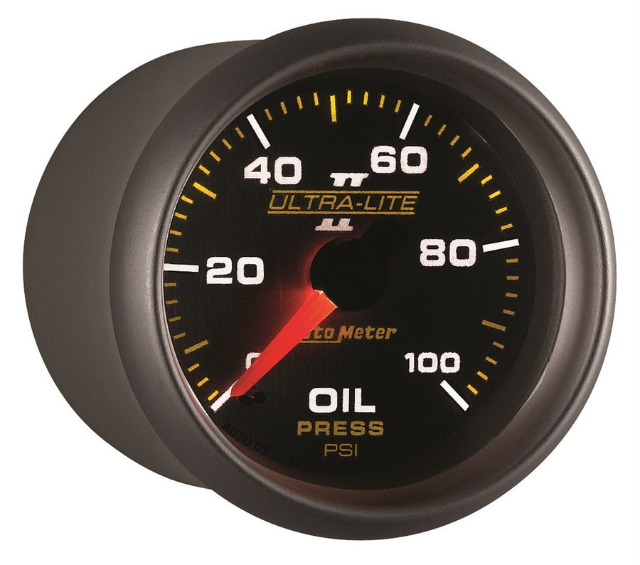 Ultra-Lite II Auto Meter 4921 Oil Pressure Gauge 2.3125 in.