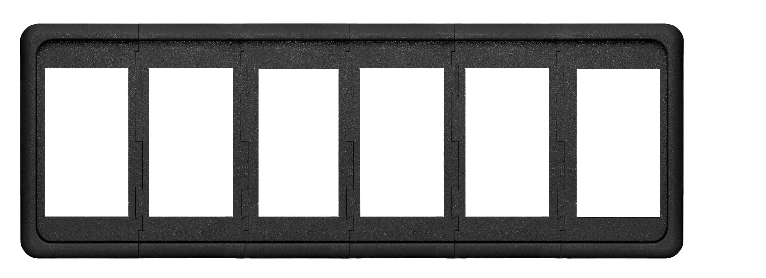 Blue Sea Systems MOUNTING Panel 8260 CONTURA 6 POS, Beige