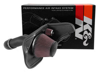 K&N Cold Air Intake System: High-Flow Air Filter, Acceleration & Increase Performance: Compatible with 2013-2015 Cadillac: ATS, CTS, 63-3084
