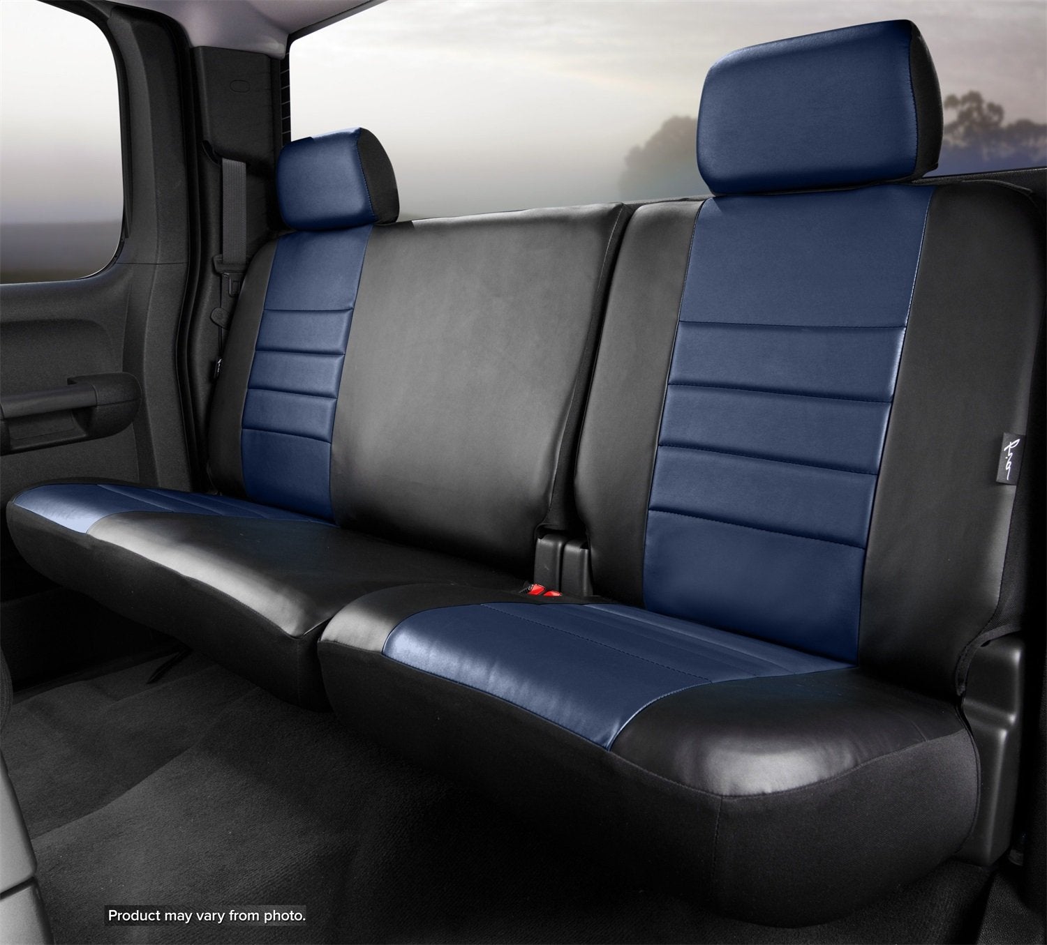 Fia Custom Seat Cover SL62-86BLUE Fits 16 Tacoma LeatherLite