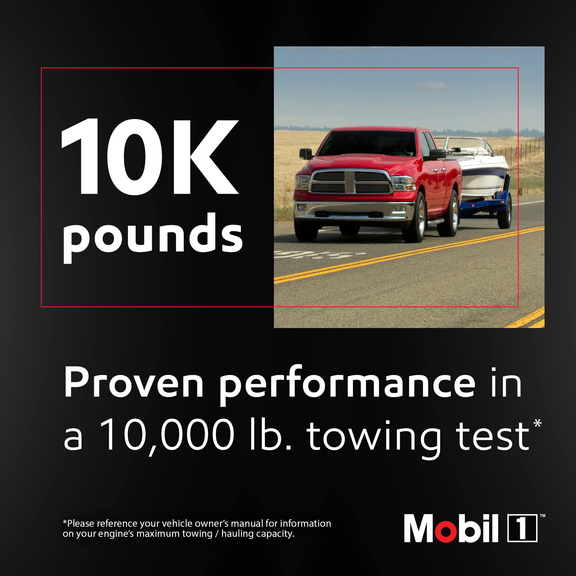 5W-30 Mobil 1 Truck & SUV Full Synthetic Motor Oil, 5 Quart