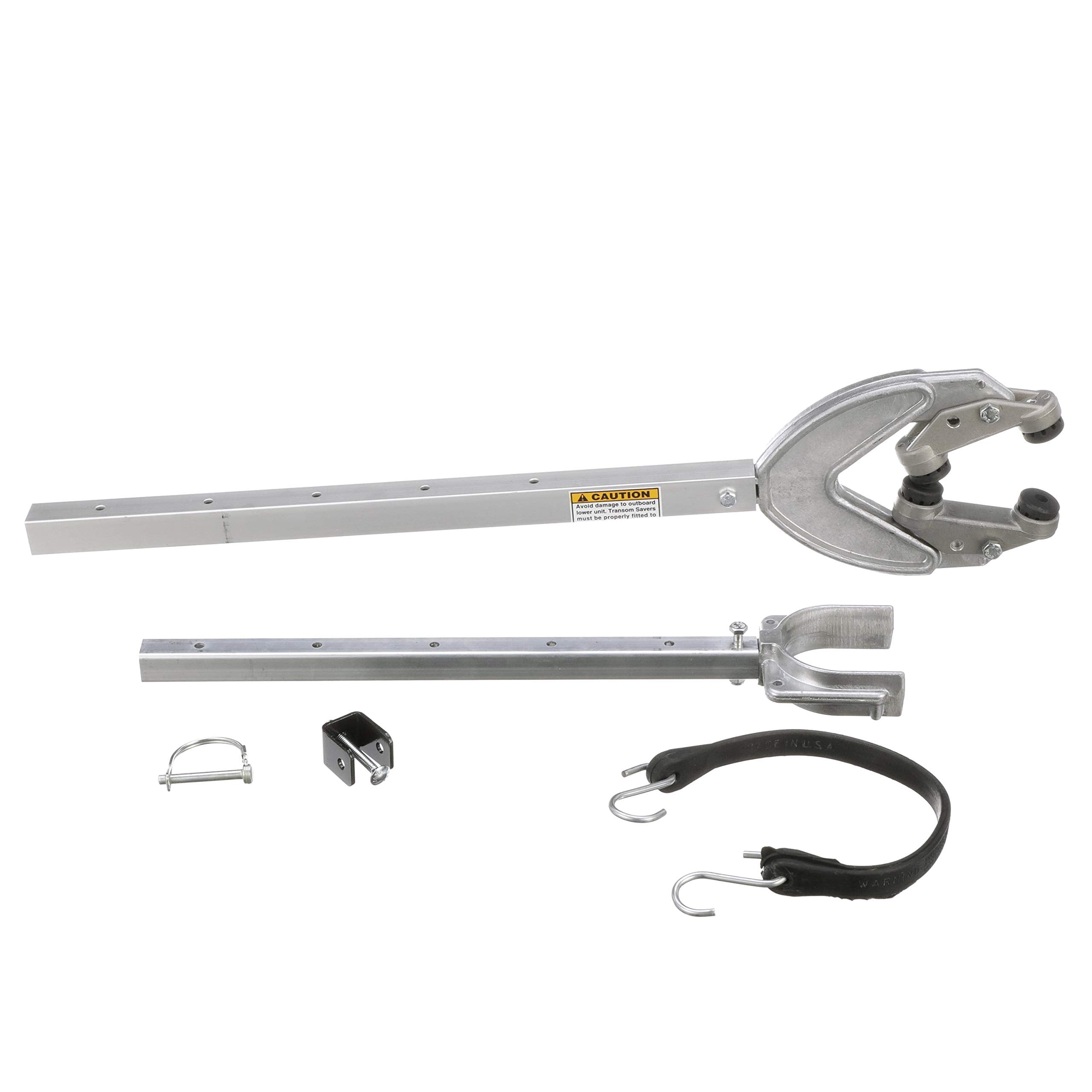 Attwood Heavy Duty SP-4000-ADJ-RB Transom Saver, Adjustable from 24 to 36 Inches, Heavy Duty Head, Roller and Trailer Mounts