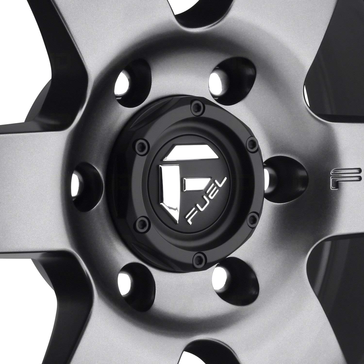 FUEL Podium 20x9 Matte Gun Metal D619 8x6.5 1 offset