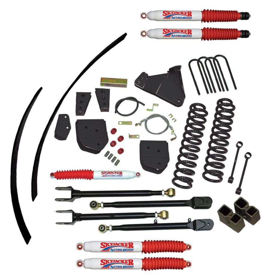 Suspension Lift Kit F8802K-N Skyjacker w/Shock Nitro Shocks 8.5 in. Lift 4-Link Conversion Suspension Lift Kit w/Shock