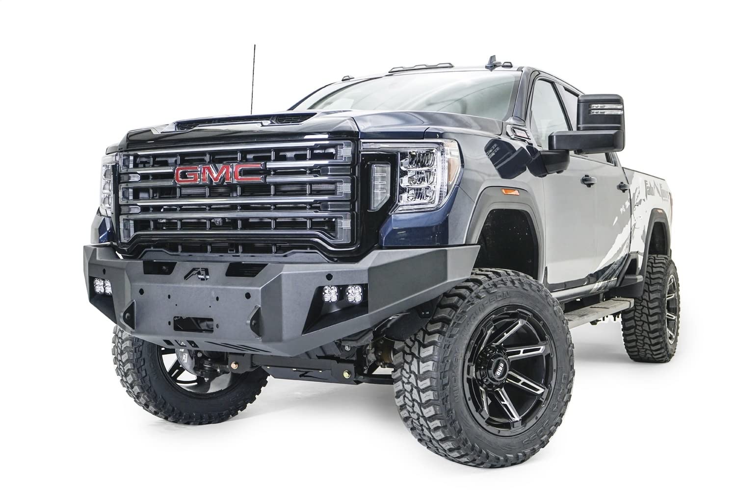 Fab Fours Full Width GM20-A5051-B Premium Raw Winch HD Bumper