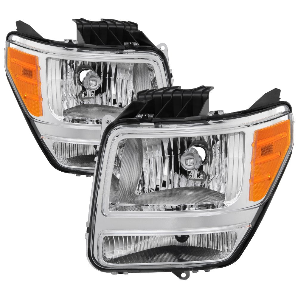 07-11 Dodge Nitro xTune OEM Style Headlights - Chrome (HD-JH-DNIT07-AM-C)