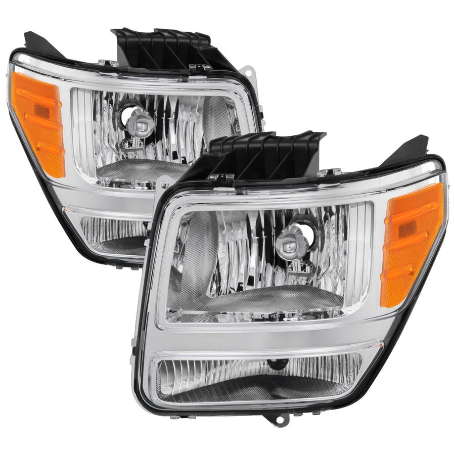 07-11 Dodge Nitro xTune OEM Style Headlights - Chrome (HD-JH-DNIT07-AM-C)