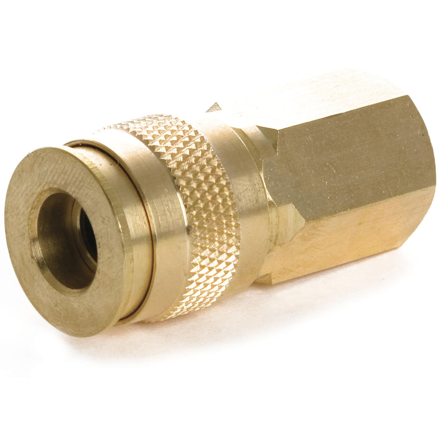 One-Touch Performance Tool M461 Brass Fitting for Industrial, Automotive, and ARO Applications - 1/4 Female NPT Compatible with Milton, Truflate