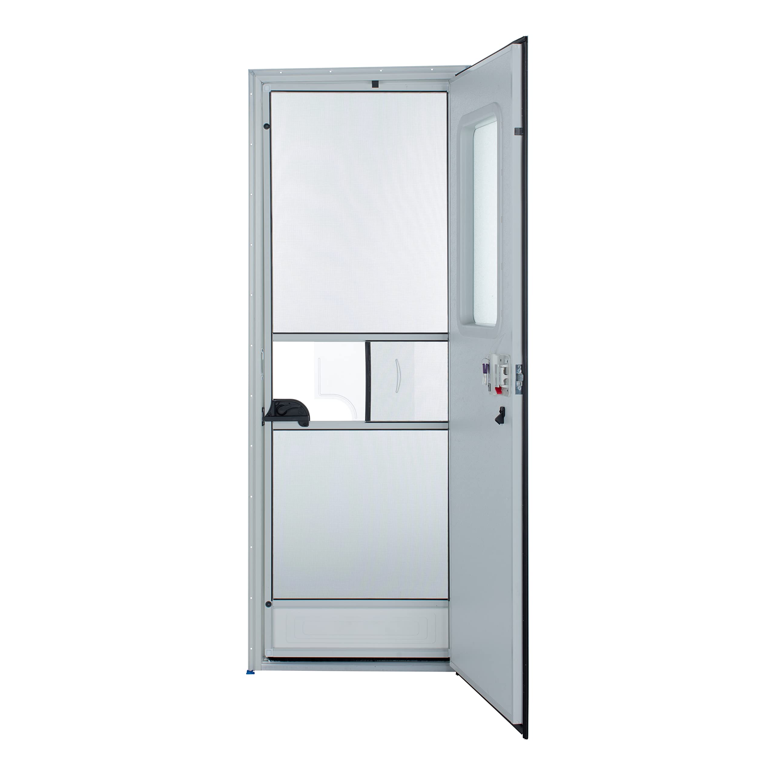 24" x 70" RV Right Square Entry Door Lippert Components v000042628 Polar White