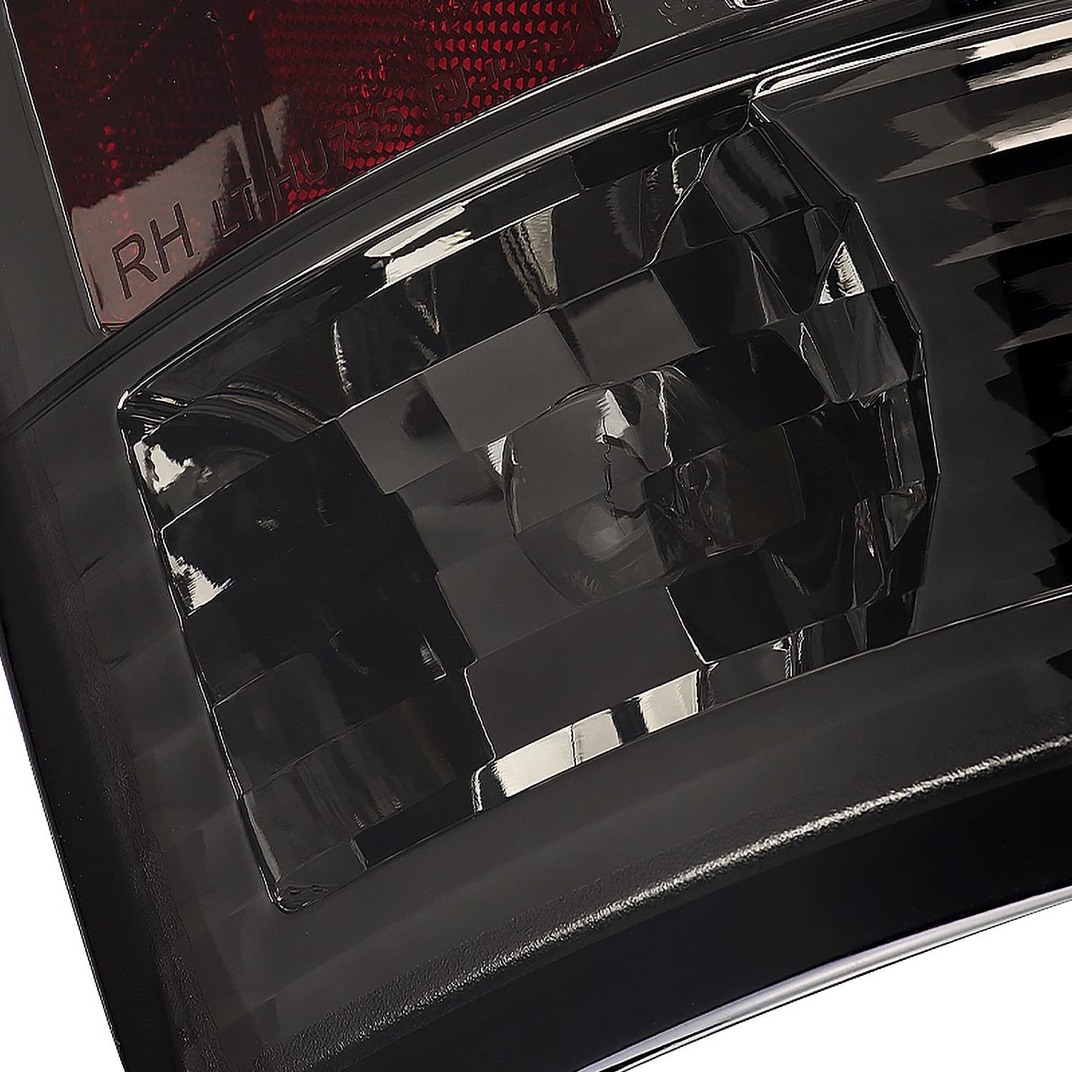 Smoke LED Bar Tail Lights SPEC-D TUNING Compatible with 2002-2006 Dodge Ram 1500/2500/3500, Left + Right Pair Assembly
