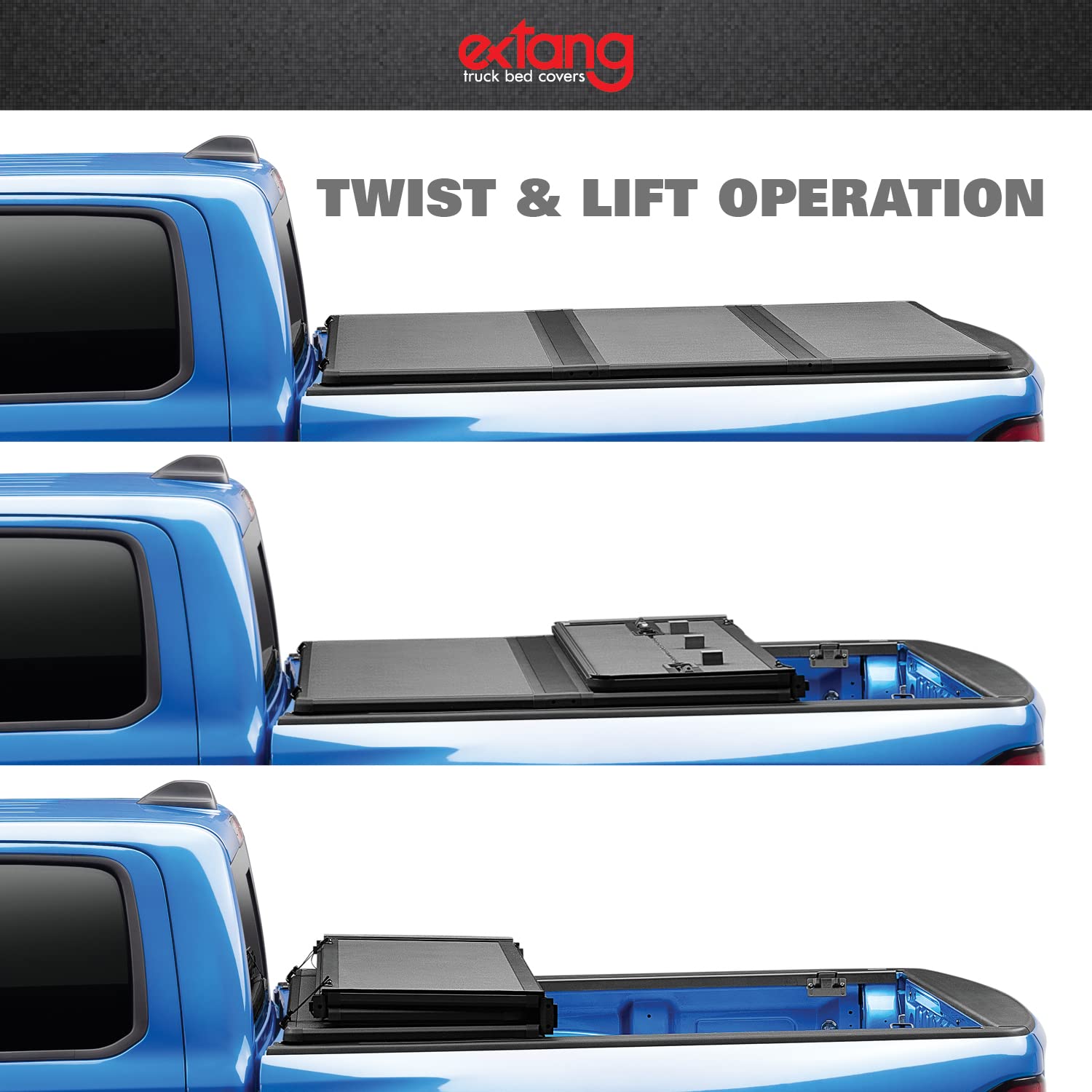 Extang RealTruck Solid Fold ALX Hard Folding Truck Bed Tonneau Cover | 88895 | Fits 2020-2026 Jeep Gladiator (JT) w/o Rail System 5' Bed (60")