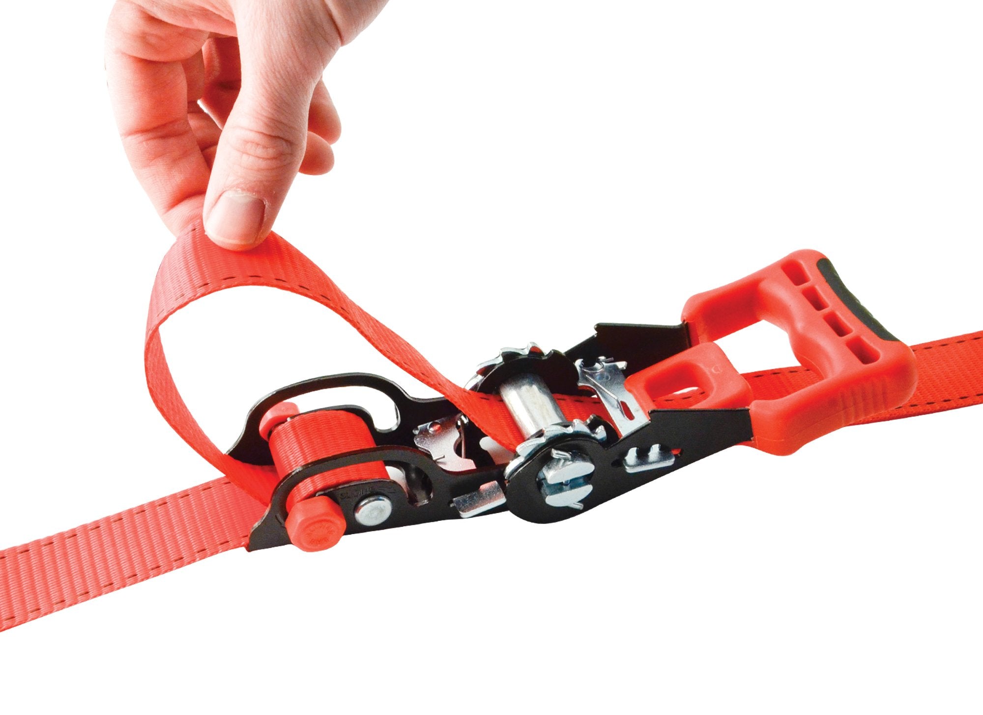 Sliding Ratchet Strap Erickson 31423 (with Cap Locks, 1 1/4" x 8', 2000 lb.), 2 Pack