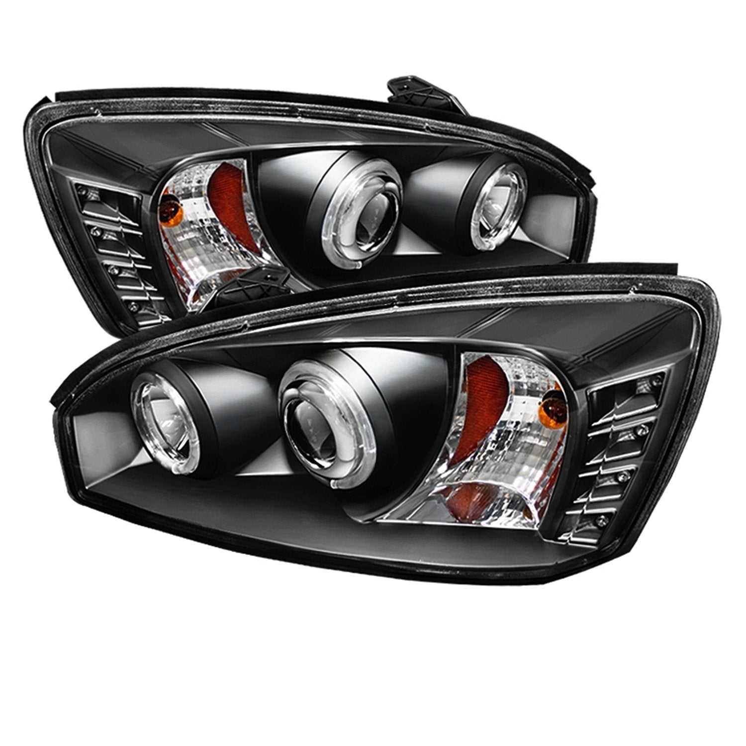 Chevy Malibu 04-07 Spyder Auto PRO-YD-CM04-HL-BK Projector Headlights - LED Halo Black