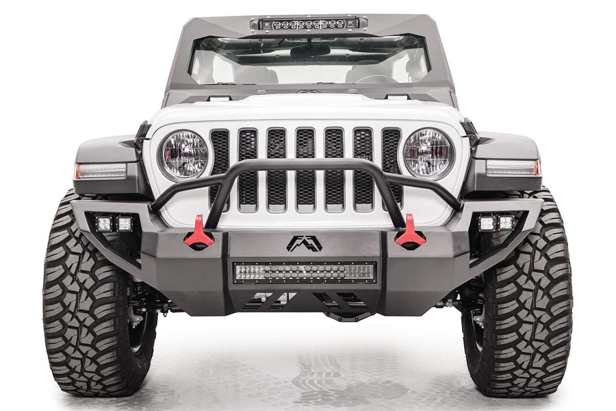 Wrangler 18-C Vengeance Front Bumper with Pre-Runner Guard Bare Steel