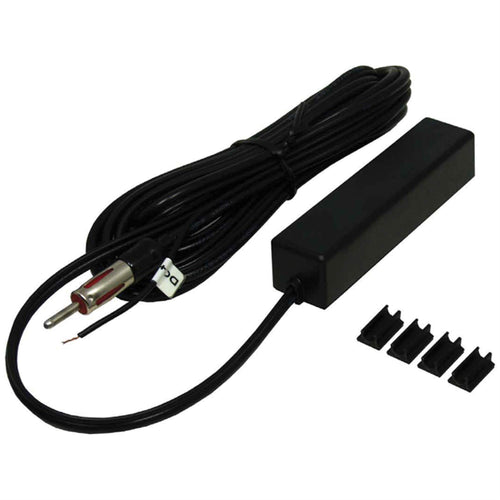 American International HA300 Universal Hideaway Or Window Mount Powered Antenna