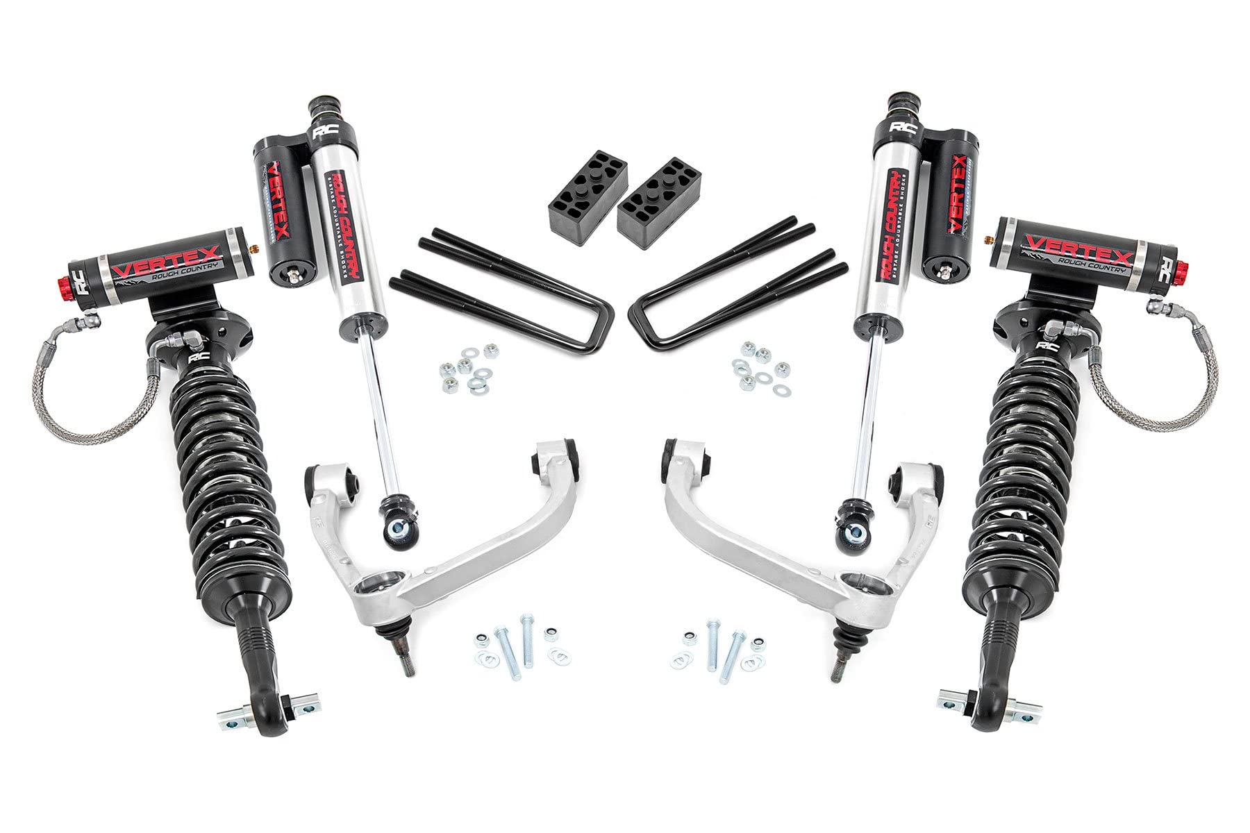 3" Rough Country Vertex Suspension Lift Kit for 14-20 Ford F-150 4WD - 54550