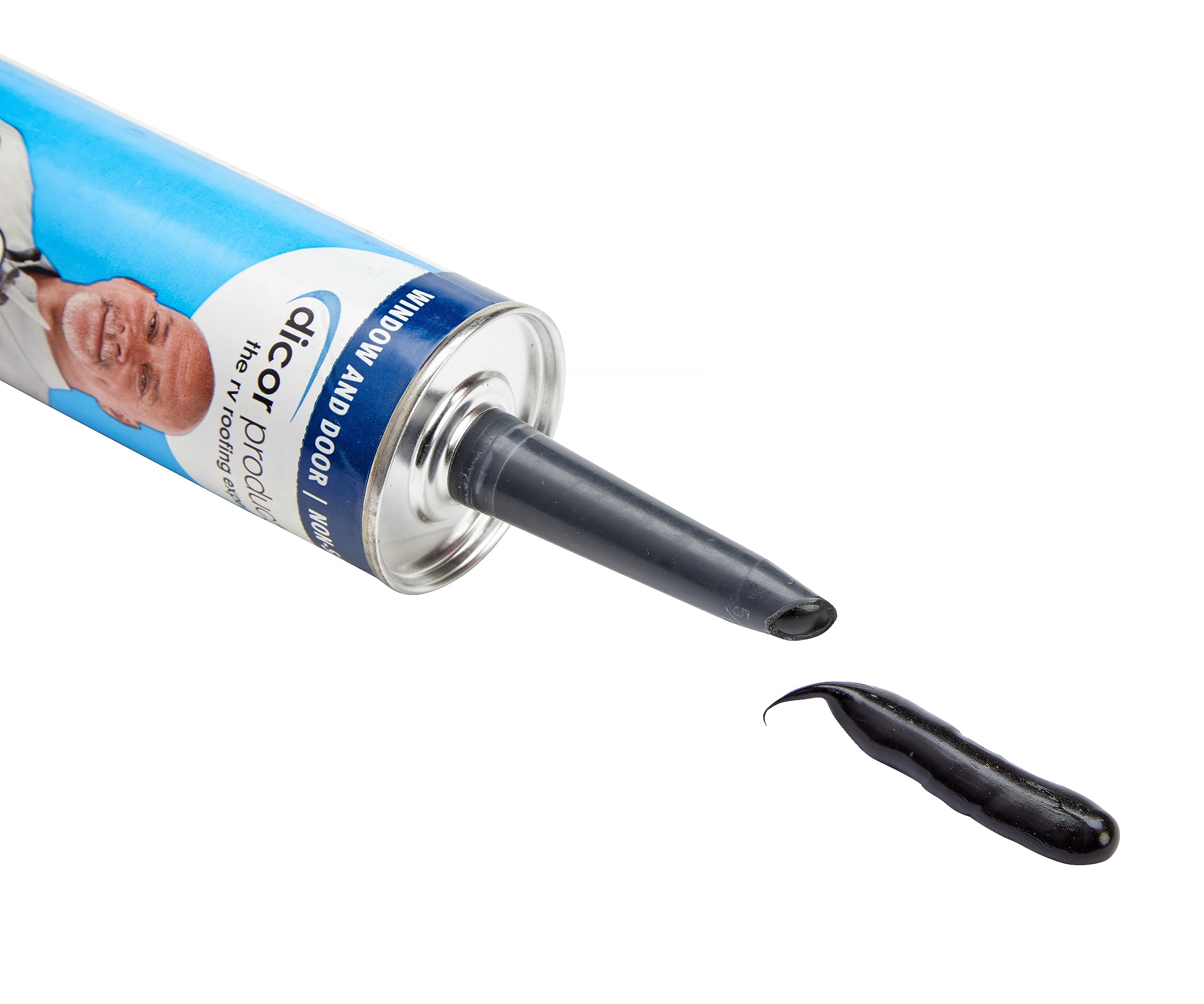Dicor HAPS-Free 351CSB-1 Cap Sealant - Black, Ideal for RV Window and Door Maintenance