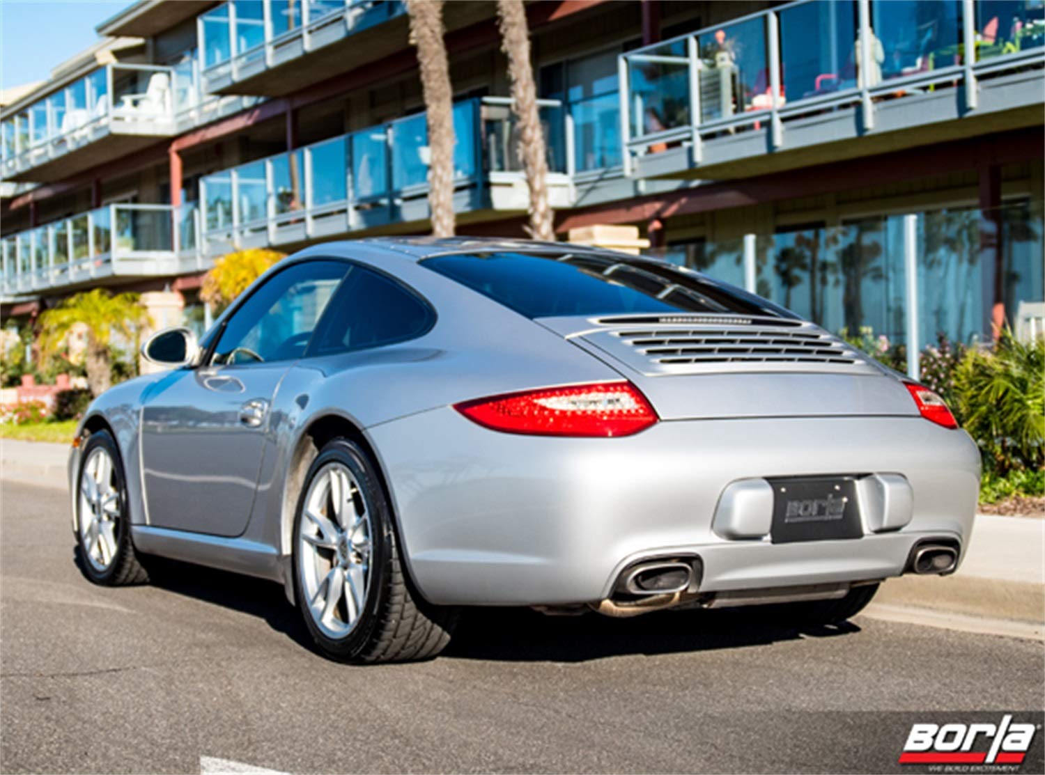 BORLA Cat-Back 140711 Performance Exhaust System for 2009-2011 Porsche 997.2 911 3.6L/ 3.8L 6 Cyl. Automatic/Manual Transmission Rear Wheel & All Wheel Drive 2 Door