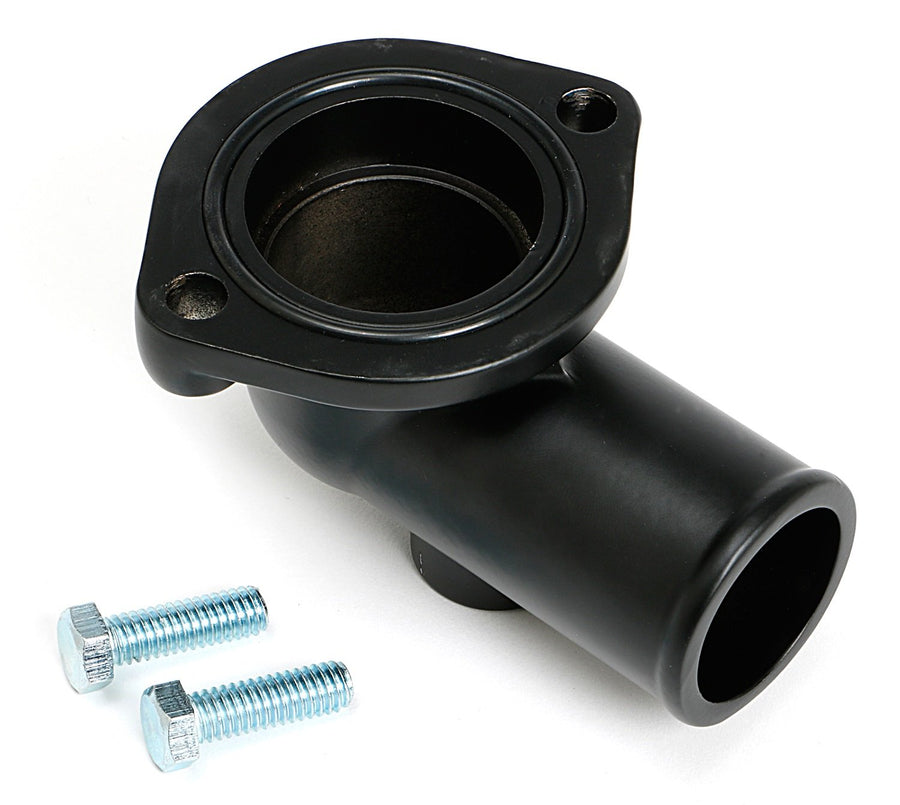 BLACK POWDER COATED TRANS-DAPT PERFORMANCE FORD 429-460 WATER NECK (8584)
