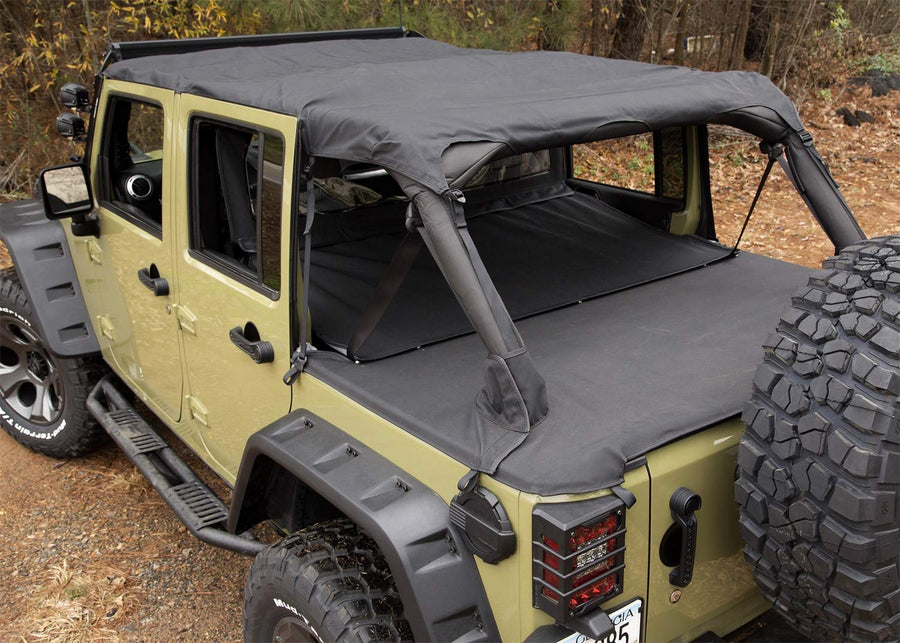 Montana Pocket Island Topper | Rugged Ridge, Black Diamond | 13622.35 | Fits 2010-2018 Jeep Wrangler JKU 4-Door