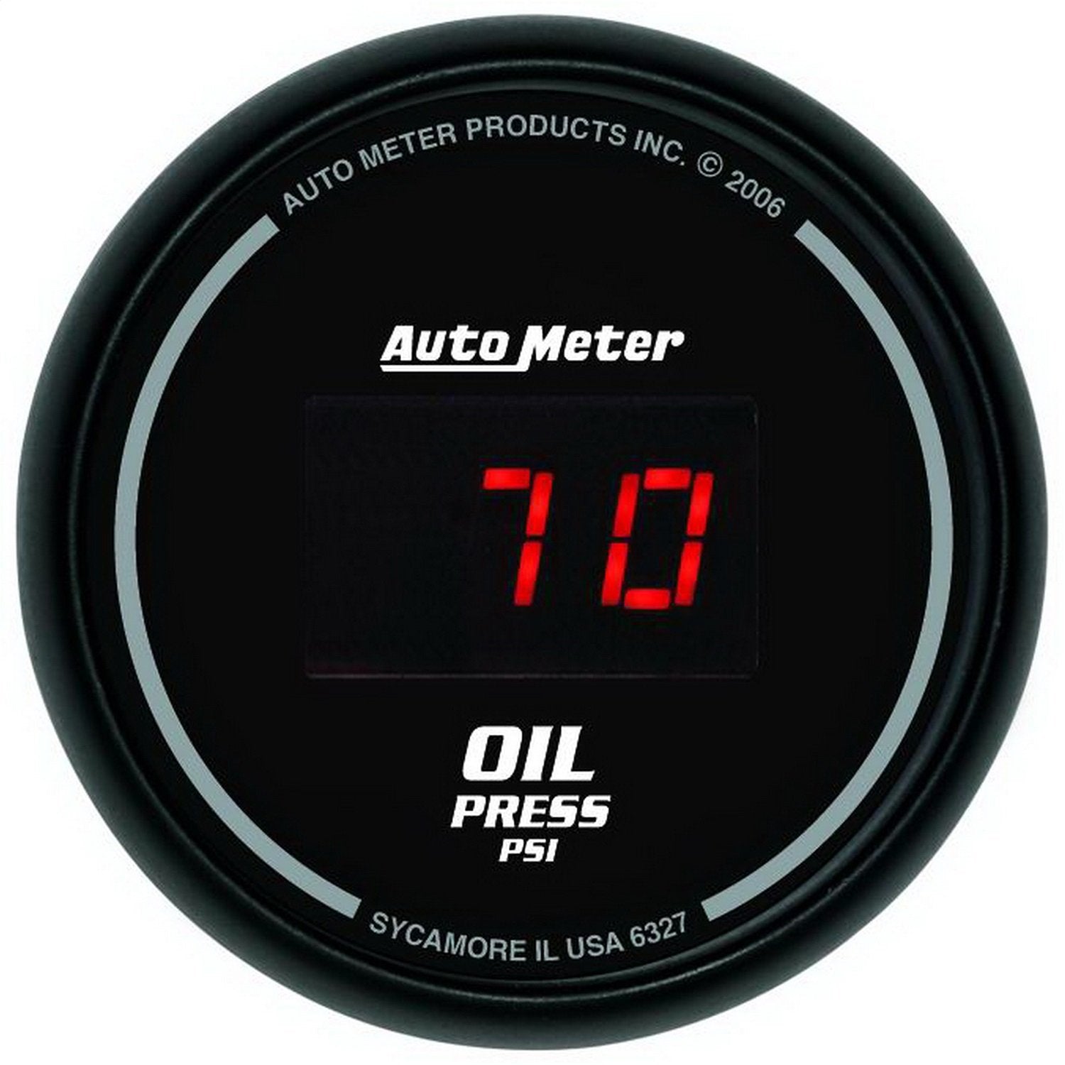 Auto Meter Sport Comp Digital 2-1/16" 0-100 PSI Digital Oil Pressure Gauge 6327