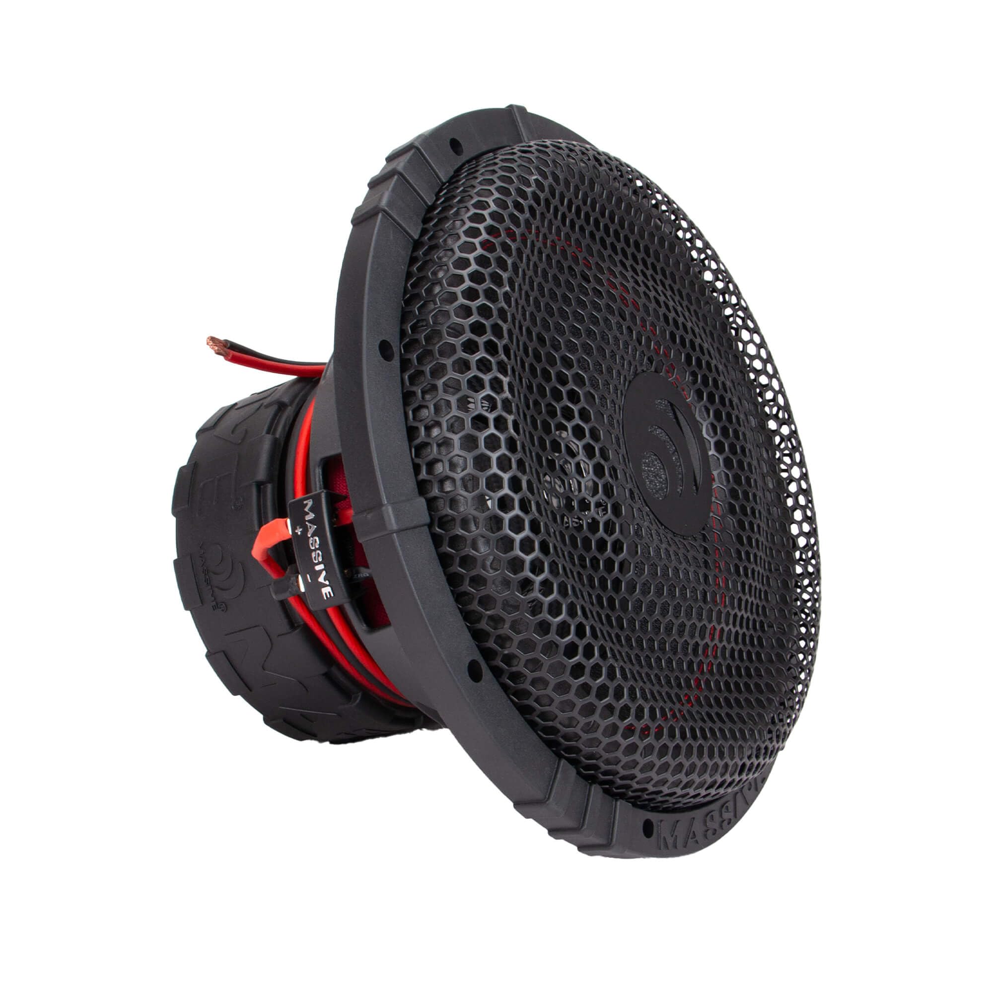 GTR124 Massive Audio 10" 1000 Watts RMS / 1500w MAX Dual 4 Ohm Subwoofer with Grill