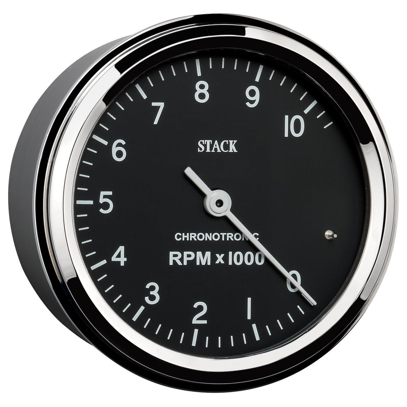80mm Stack ST901096 Black 0-10k RPM Chronotronic Tachometer