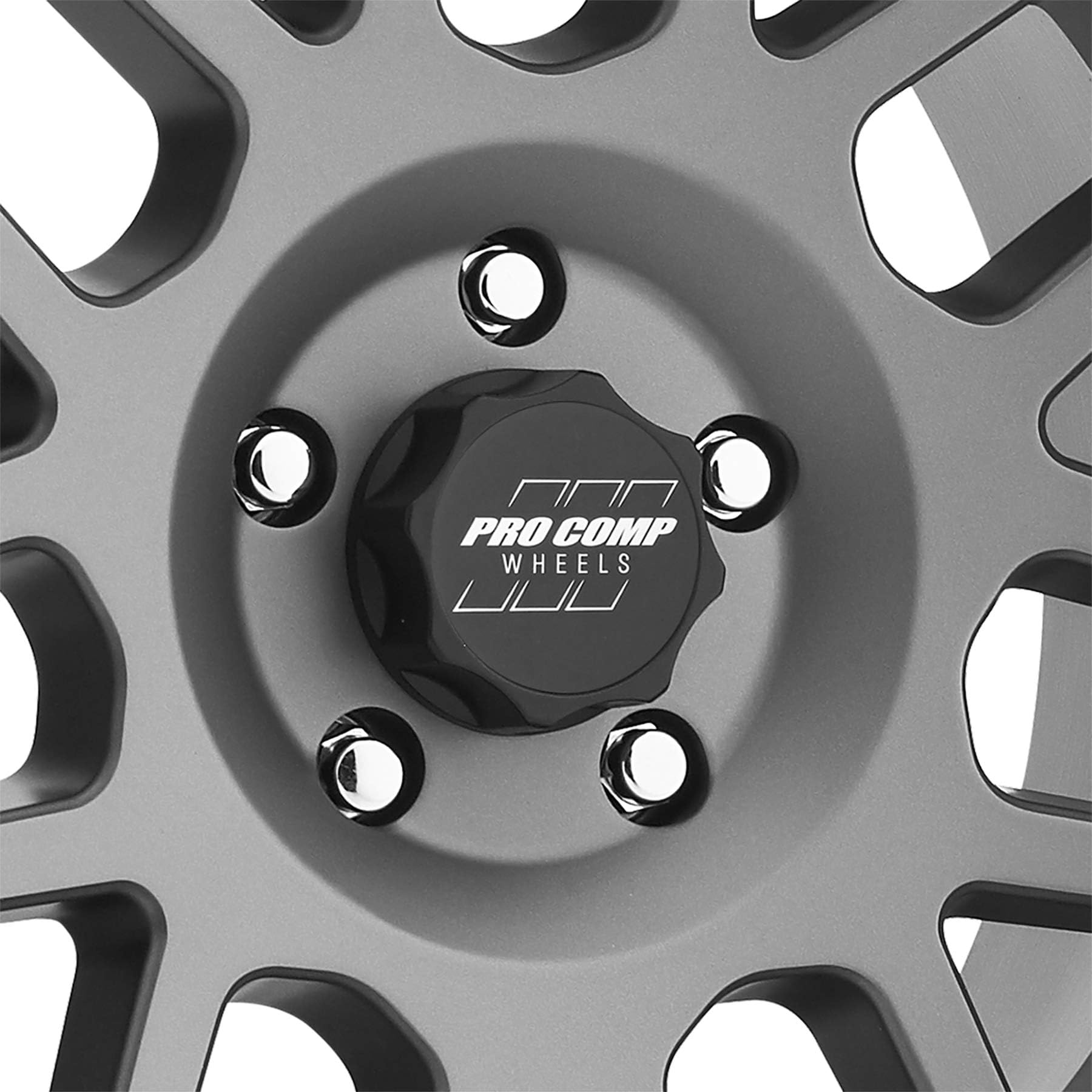 PXA40 Pro Comp Alloys 17X9 5X5.0 DRK-GRY BLK -6MM - PXA2640-7973