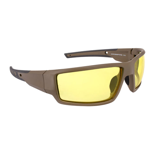 Safety Glasses Crossfire 41285, Yellow Lens, One Size