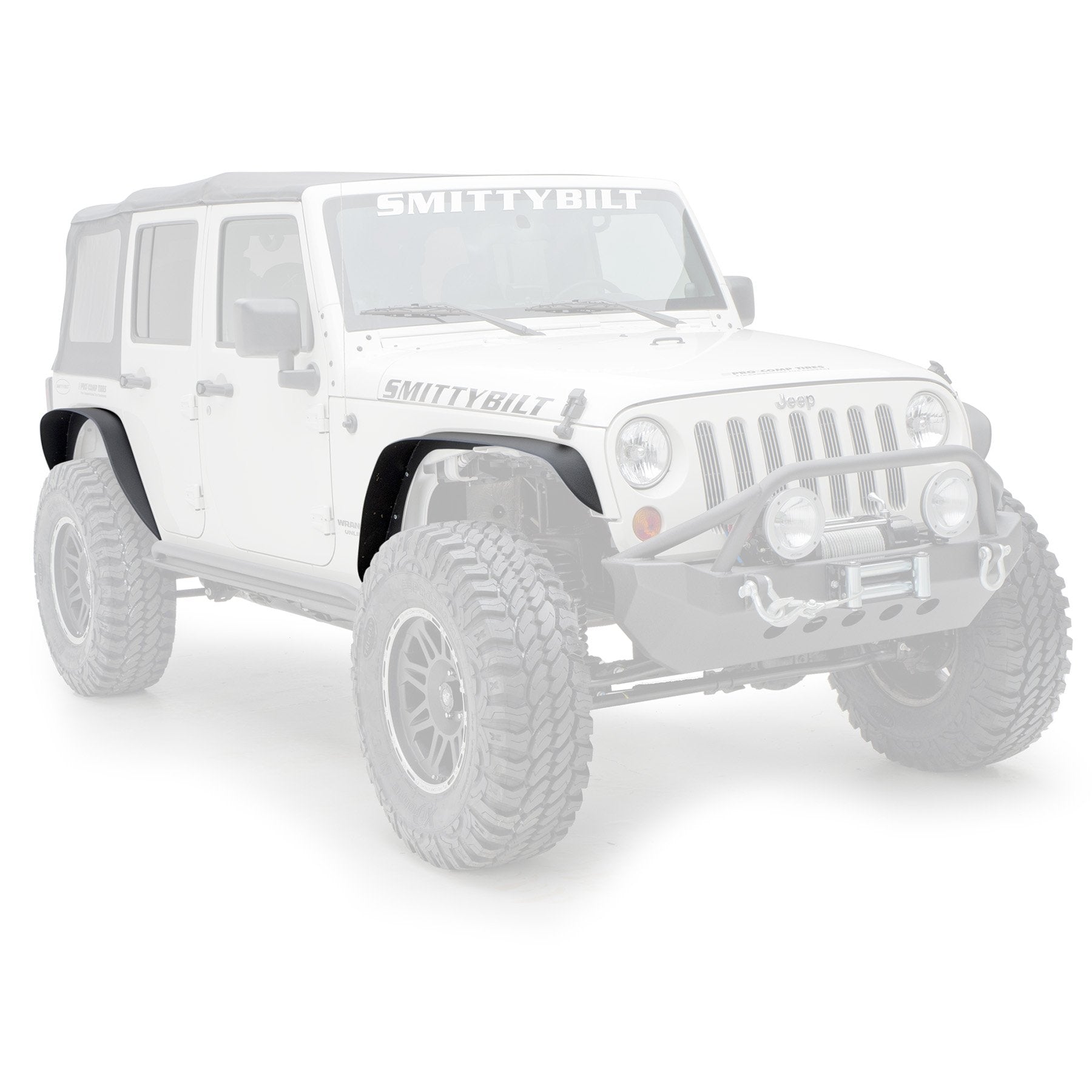 XRC FENDER FLARE KIT SmittyBilt 4PC - SB76837