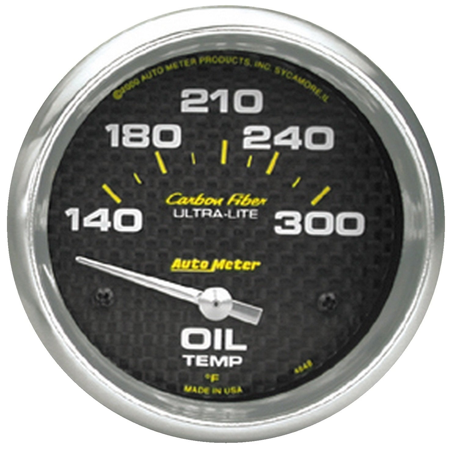 Carbon Fiber Auto Meter 4848 Electric Oil Temperature Gauge