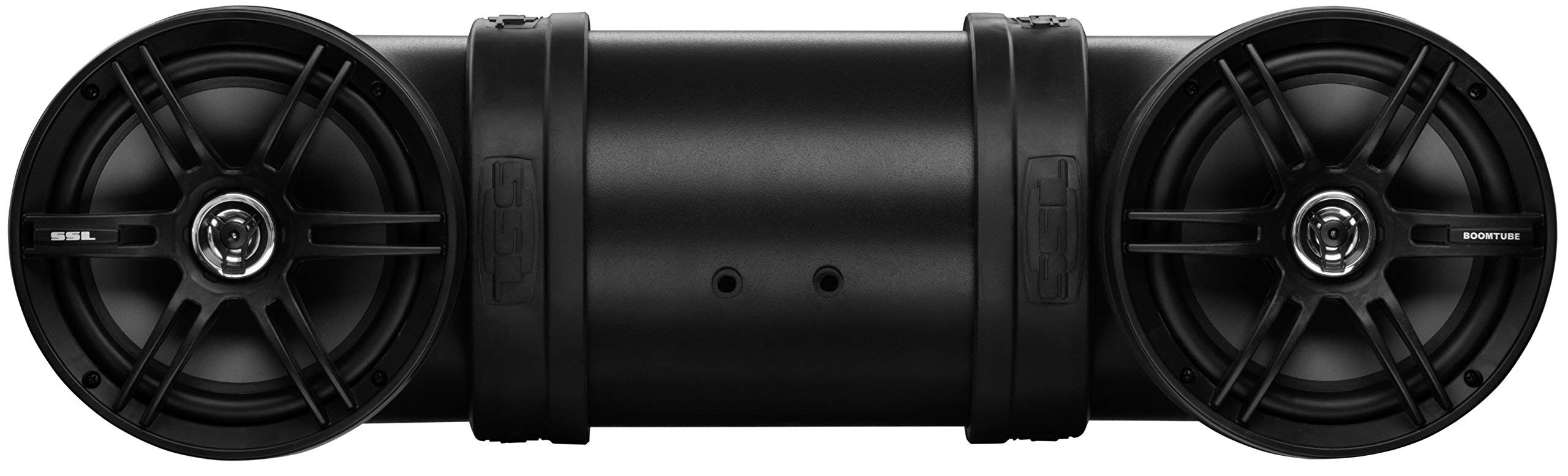 SOUNDSTORM BTB8 Weatherproof ATV UTV Sound System - 8 Inch Speakers, 1 Inch Tweeters, Amplified, Bluetooth, Aux-in, Easy Installation for 12V Vehicles