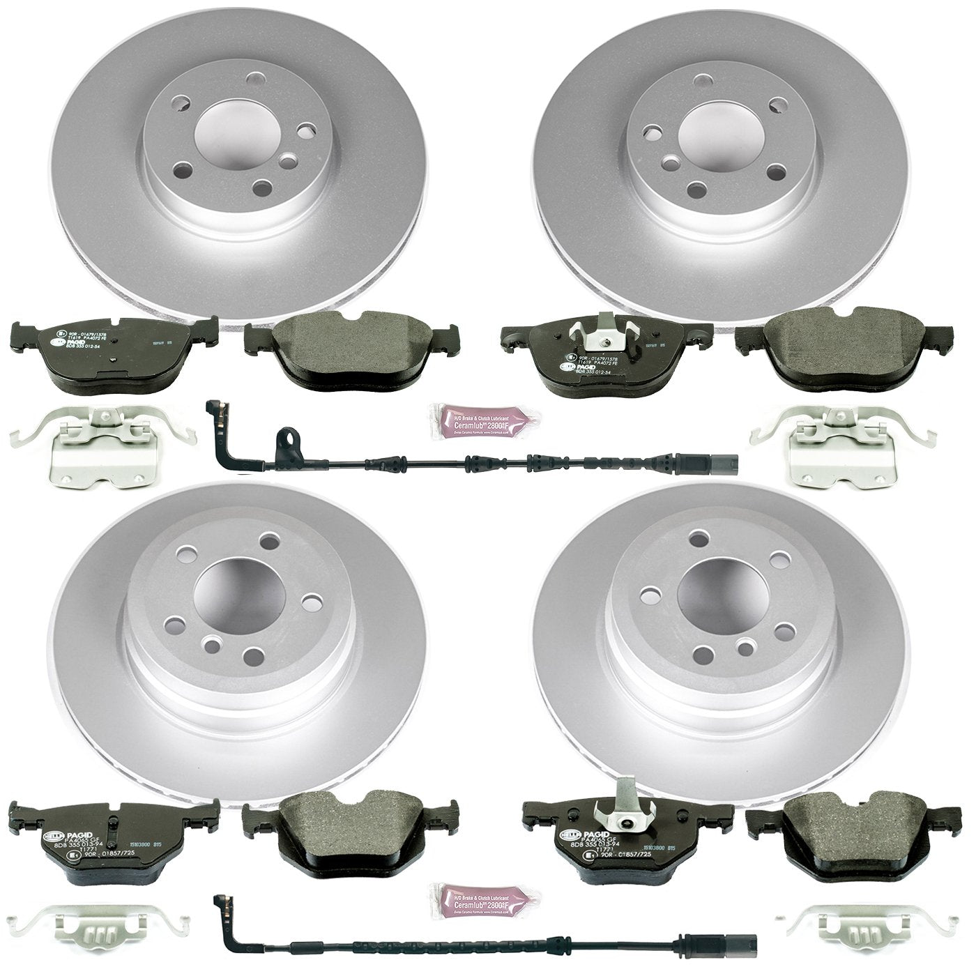 Euro-Stop Brake Kit Power Stop For BMW X5 2007-2010 Front & Rear [Model Specific]