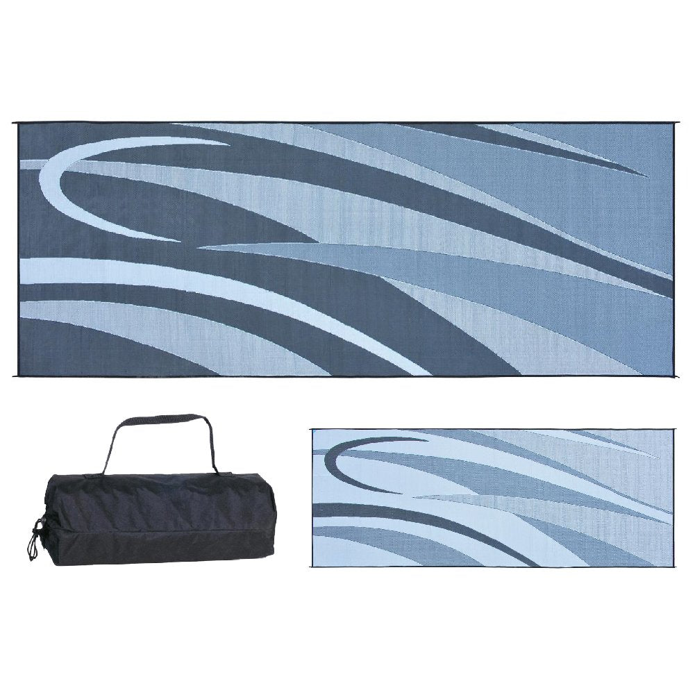 Camping Stylish Ming's Mark 142.153 GC1 Black/Silver 8' x 20' Graphic Mat