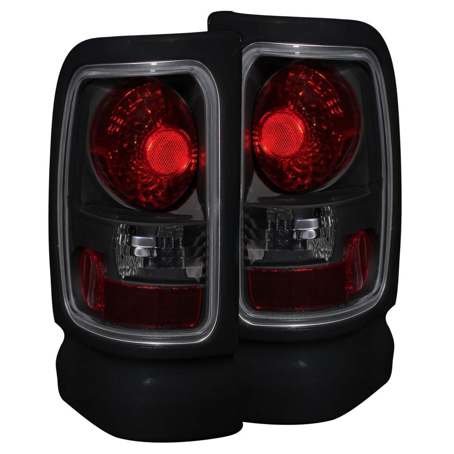 Chrome Euro Tail Light Set-Smoke Lens ANZO USA 211170