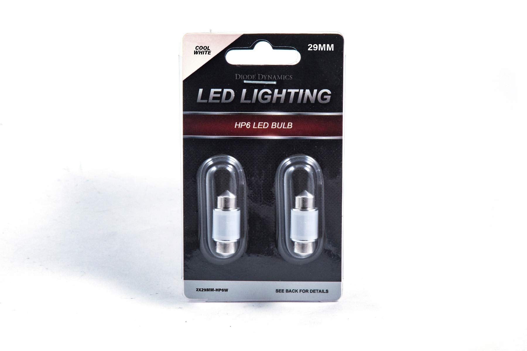 Amber 29mm HP6 LED Bulb Pair Diode Dynamics