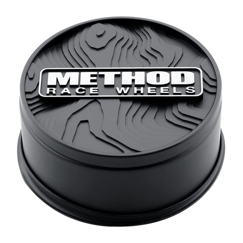 TOPO Method Race Wheels Center Cap, Black