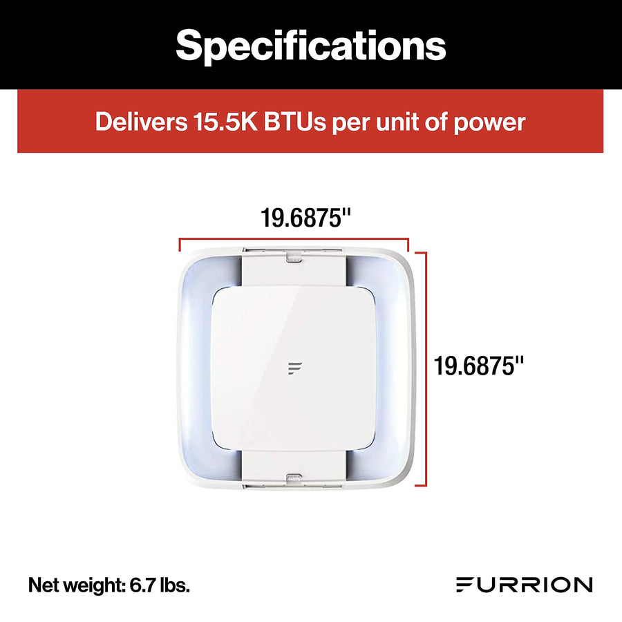 Furrion RV Chill AC Air Distribution Box for Electronic Control/Thermostat with LED Light - FACT12LA-PS