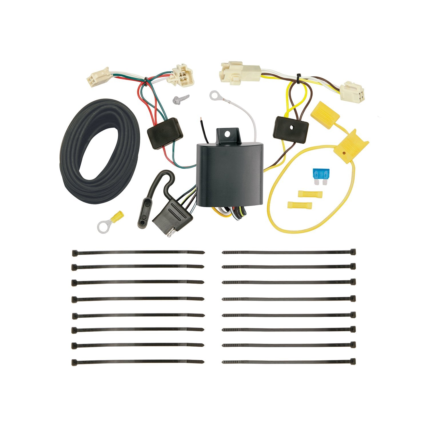 Tekonsha T-One® Harness T-Connector, 4-Way Flat, Compatible with Select Toyota Camry