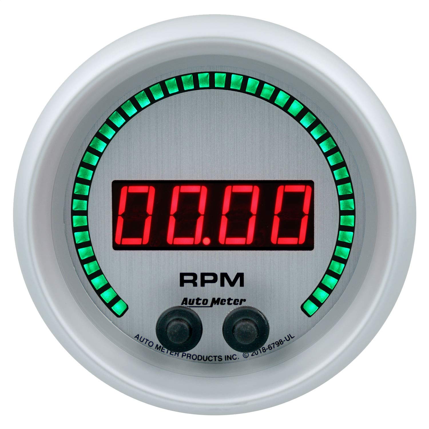 Tachometer AutoMeter 6798-UL Gauge, 3 3/8", 16K RPM, in-Dash, Ultra-Lite Elite Digital