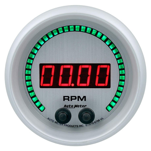 Tachometer AutoMeter 6798-UL Gauge, 3 3/8", 16K RPM, in-Dash, Ultra-Lite Elite Digital