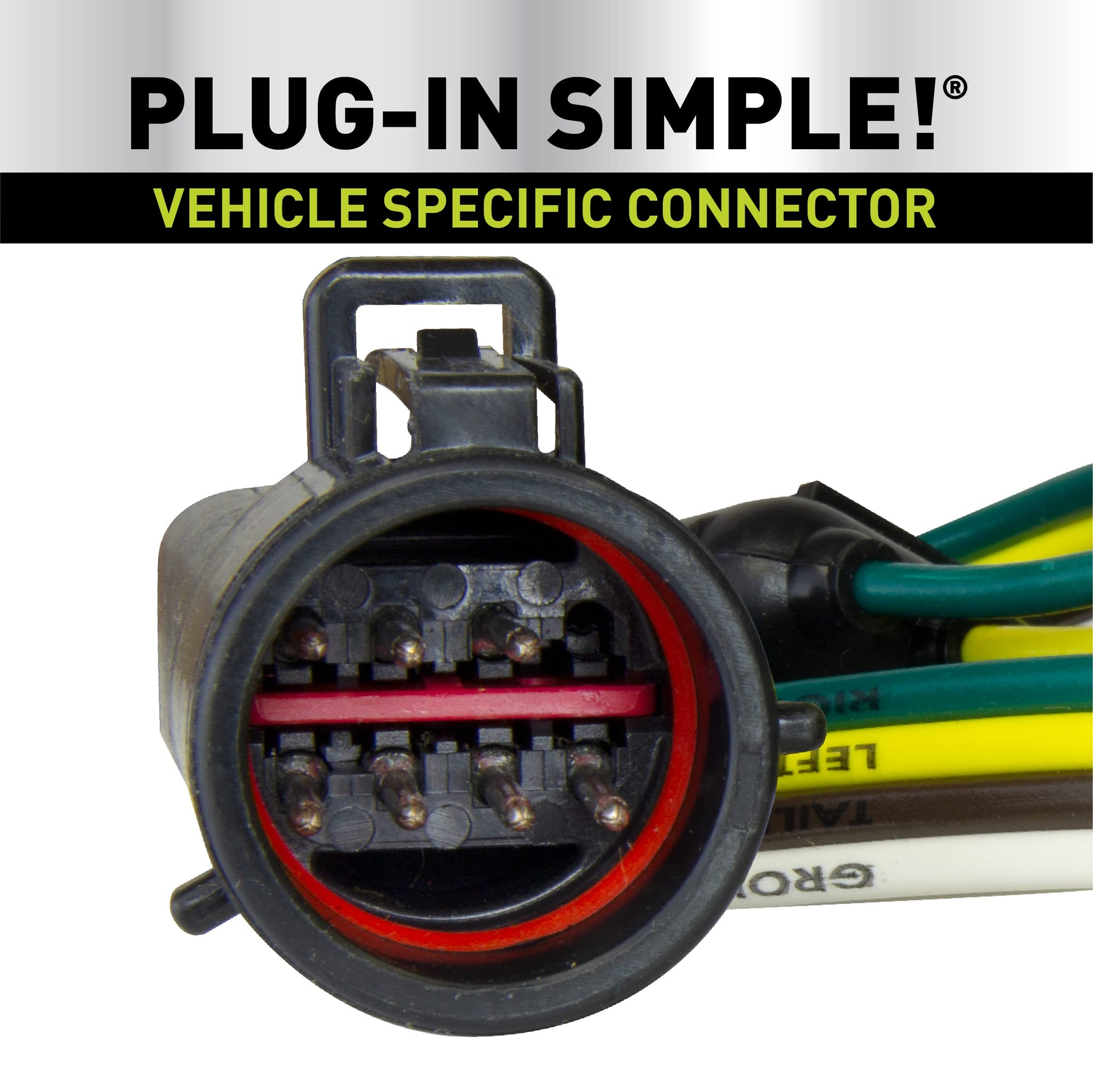 Plug-In Simple Hopkins Towing Solutions Vehicle Wiring Kit, Black