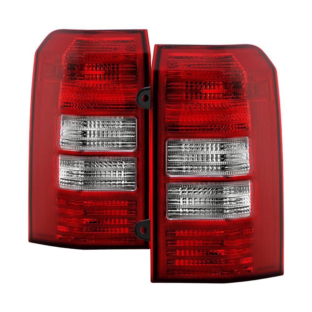 Jeep Patriot 08-13 Spyder (OE) OEM Tail Lights - Signal-3157(Included) ; Parking-LED ; Reverse-7440(Not Included) ; Brake-LED - Set