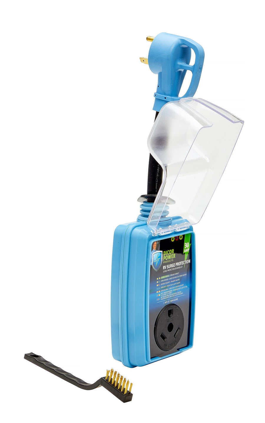 Dicor 30 Amp DP-SP30A-P Pigtail RV Surge Protector - Protect Your RV Electrical System with Ease