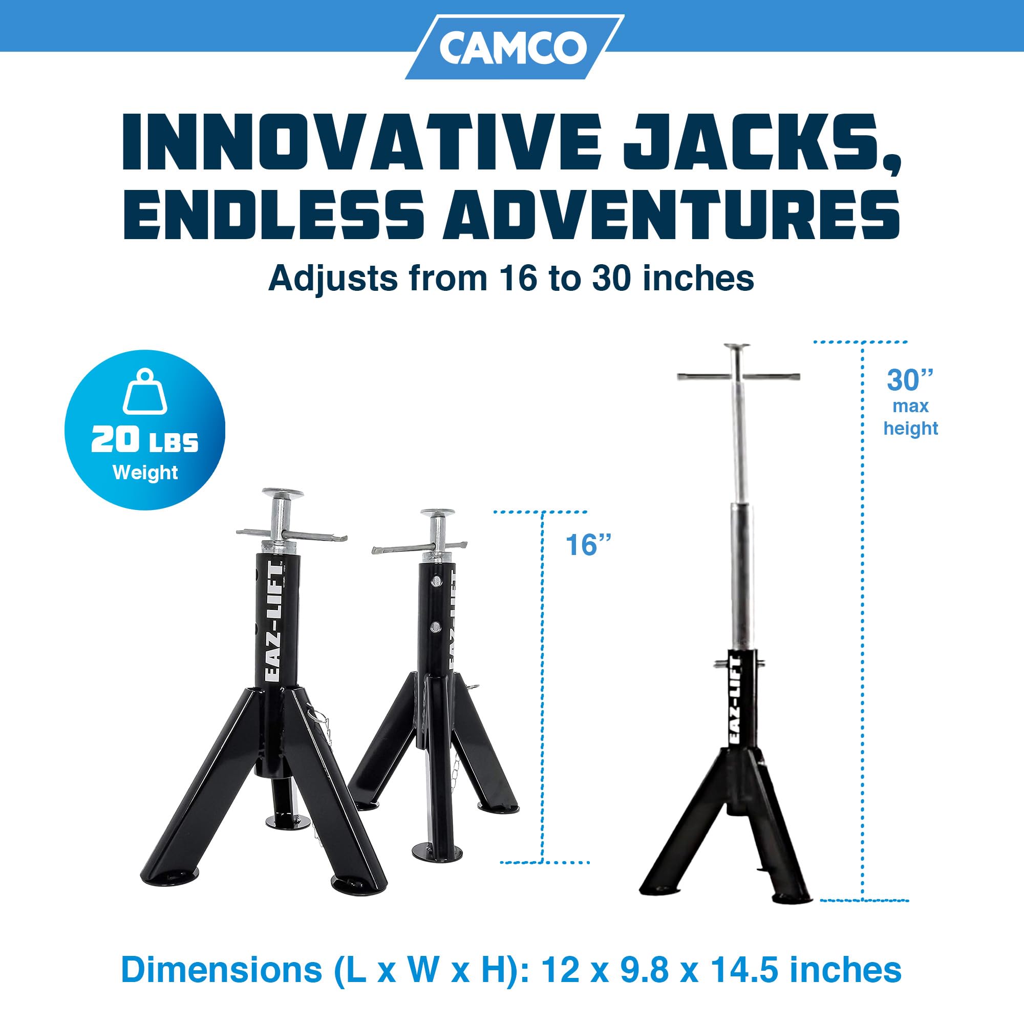 Telescopic EAZ LIFT Jack, (Pack of 2) 48860