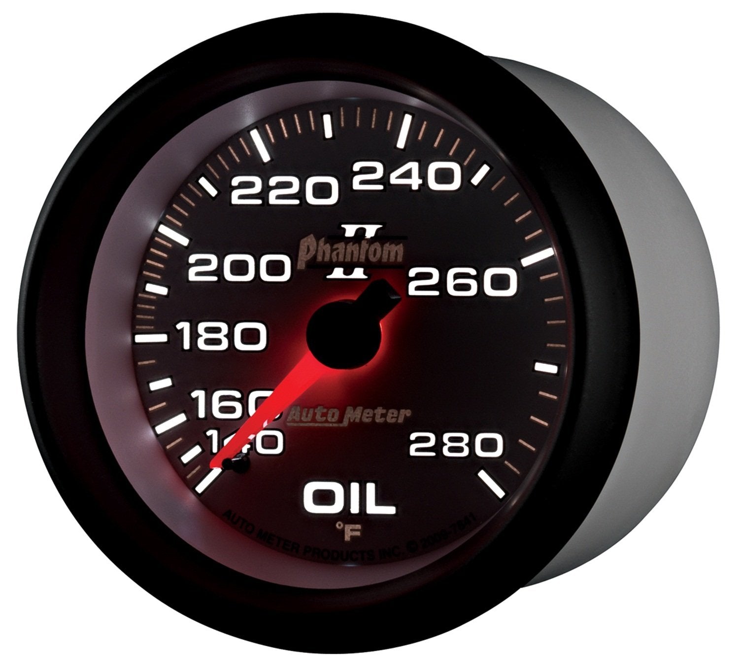 Auto Meter Phantom II 2-5/8" 140-280 F Mechanical Oil Temperature Gauge 7841