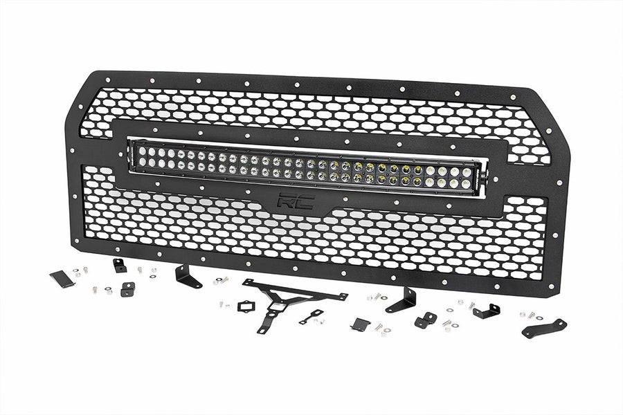 Mesh LED Grille Insert Rough Country for 2015-2017 Ford F-150 2WD/4WD - 70193